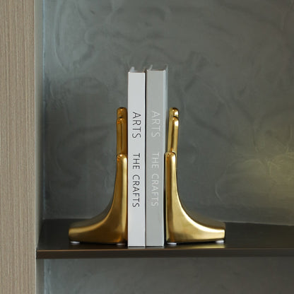 Luxe Brass Book-ends