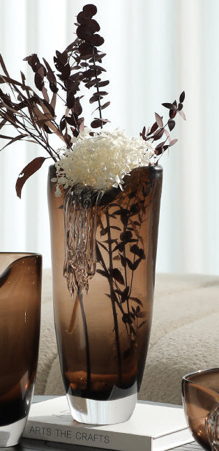 Glacier Amber Vase