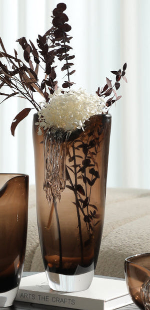 Glacier Amber Vase