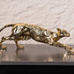 Obsidian Leopard Ornament
