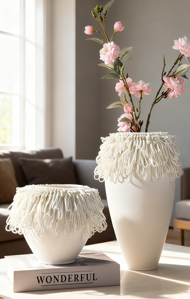 Ivory-Bloom vase
