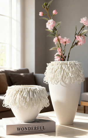 Ivory-Bloom vase